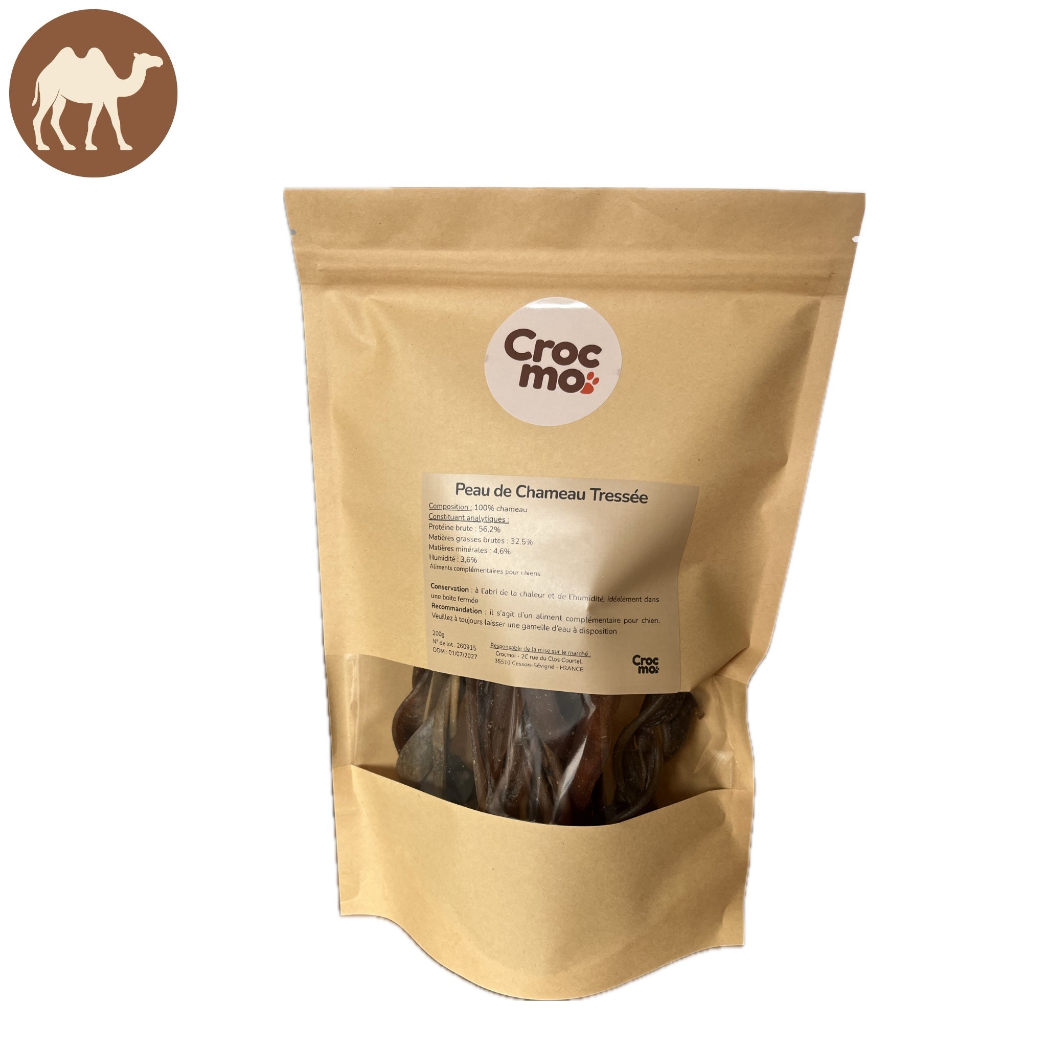 Peau de chameau tressée 200g